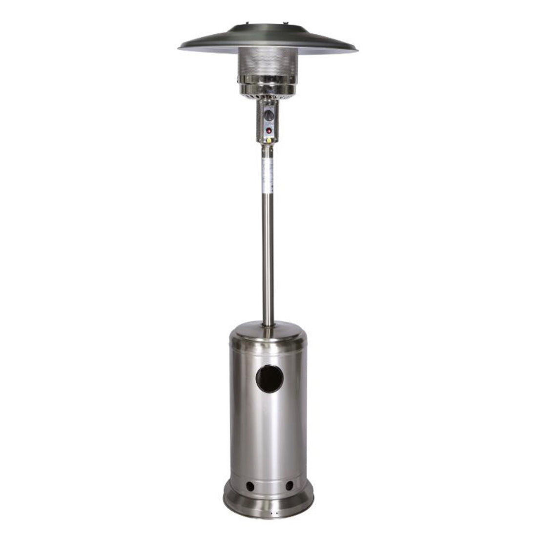 Crown Verity 90" Portable Outdoor Patio Heater, Propane, Stainless Ste Nella Cutlery