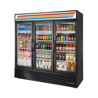 True Refrigeration GDM-72-BLK-BLK