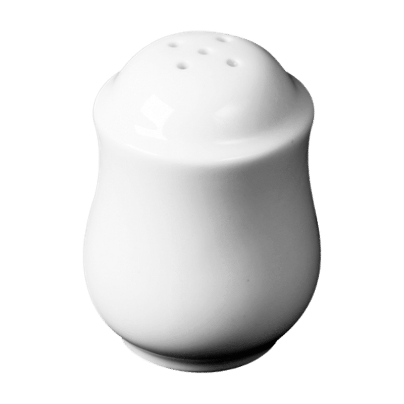 Cameo Dynasty 2" Pepper Shaker,Ceramic Glaze White 12 /Case
