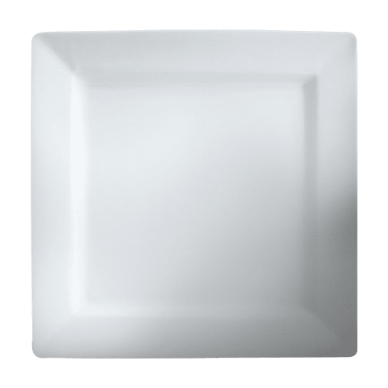 Cameo 6" x 6" Rim Plate Square, 36 /Case