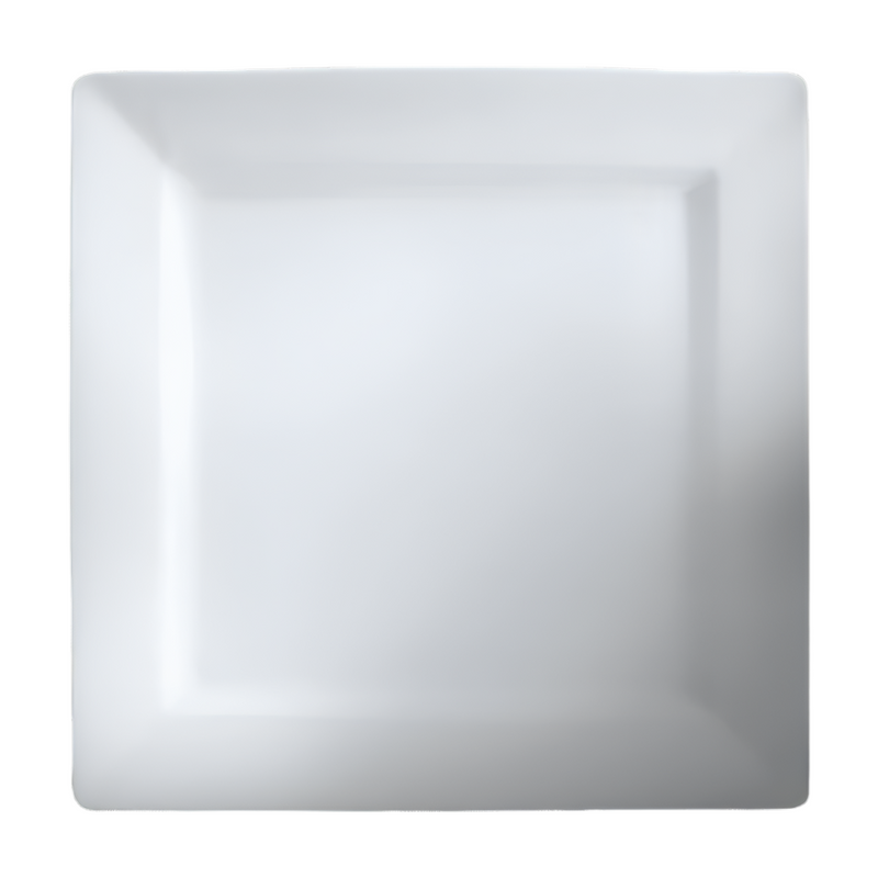 Cameo Square Rim Plate, 24 /Case