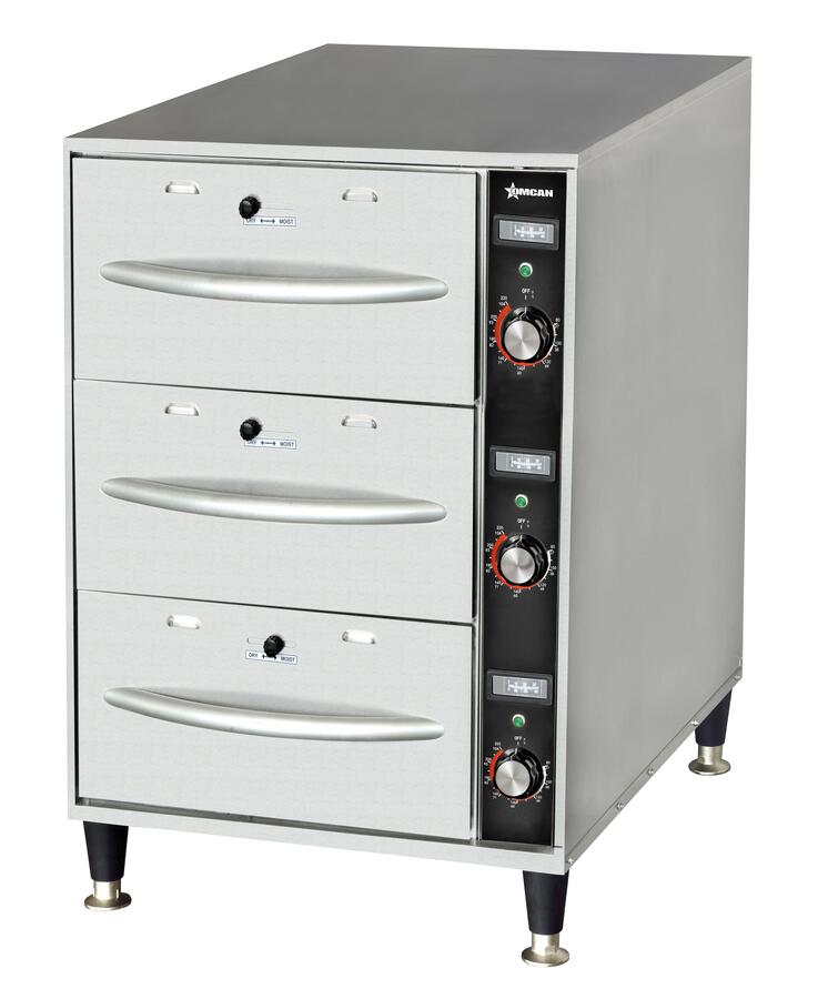 Nella 20" Freestanding Triple Narrow Warming Drawer 120V