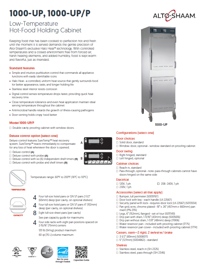 Specs Sheet