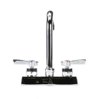 Encore 4" OC Deck Mount Faucet, 3-1/2" Swivel Gooseneck Spout and Lever Handles