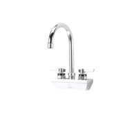 Encore® 4" OC Wall Mount Faucet with 3-1/2" Swivel Gooseneck Spout