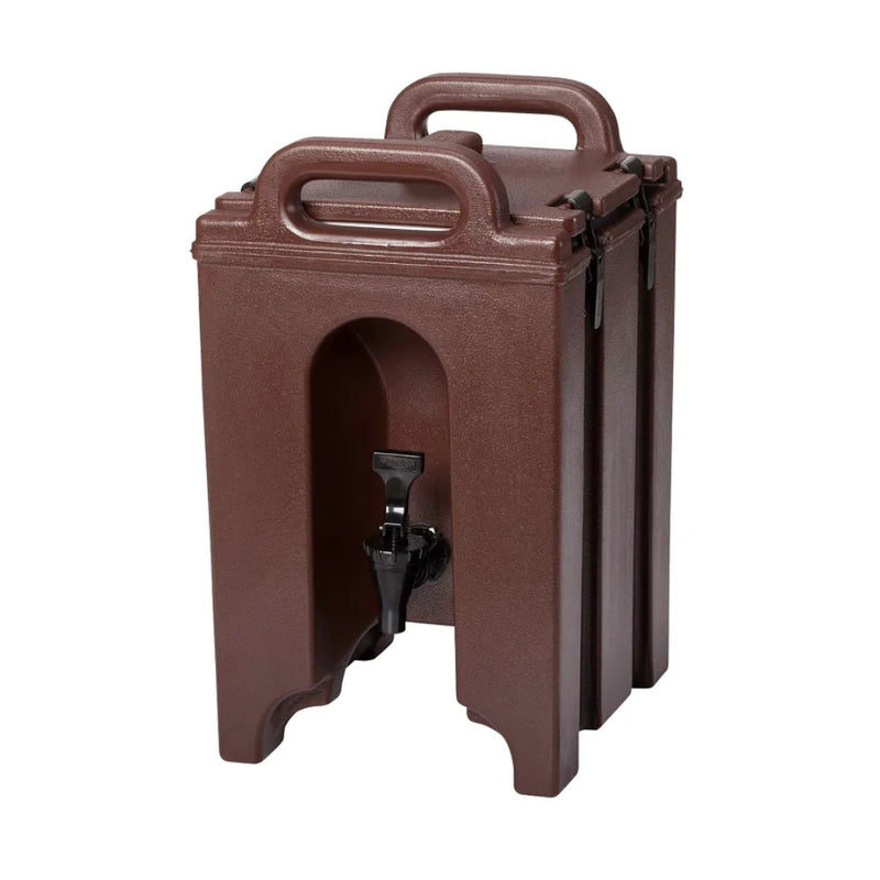 Cambro 100LCD131 Camtainer 1.5 Gallon Insulated Beverage Dispenser, Dark Brown