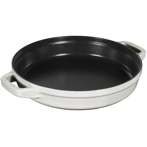 Staub 4-Piece Cast Iron Pot Set, White Truffle