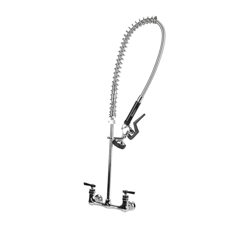 Component Encore Pre Rinse Wall Mount Faucet with 8" Centre