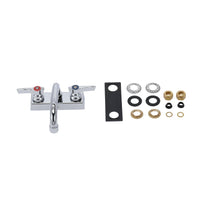 TOP-LINE® 4" OC Deck Mount Faucet Ceramic Valves with 8" Swivel Spout