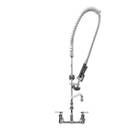 Encore® 8" OC Wall Mount Pre-Rinse Assembly, 1.05 gpm PowerPulse™ Utility Spray ,10" Add-On Faucet