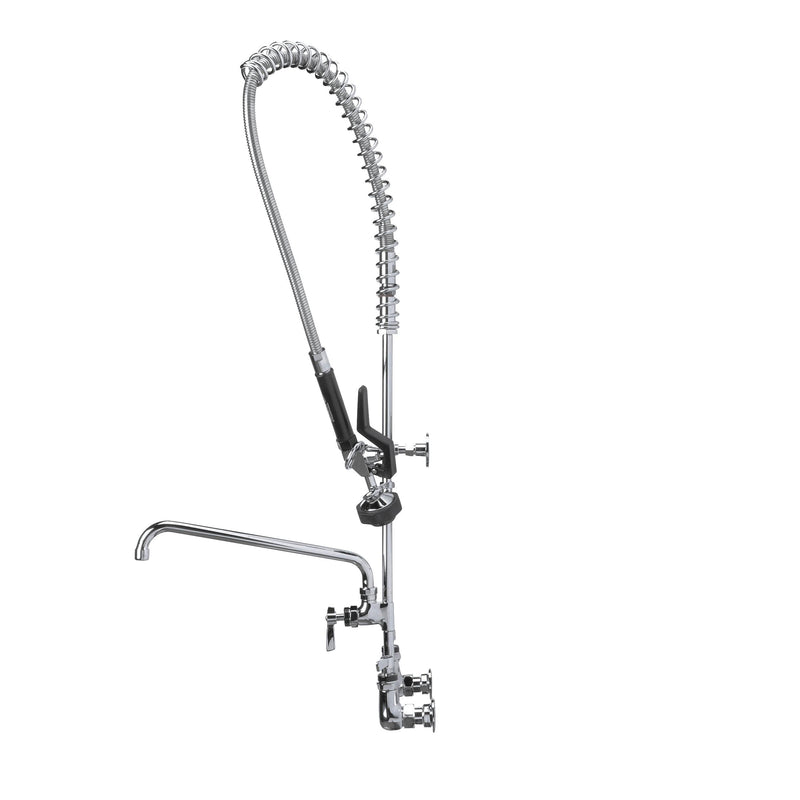 Encore® 8" OC Wall Mount Pre-Rinse Assembly, 1.05 gpm PowerPulse™ Utility Spray ,10" Add-On Faucet