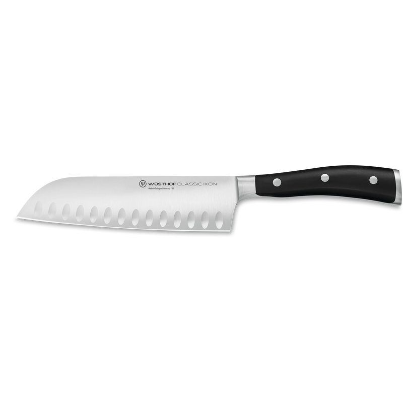 Wusthof Classic 7" Ikon Santoku Knife, Hollow Edge