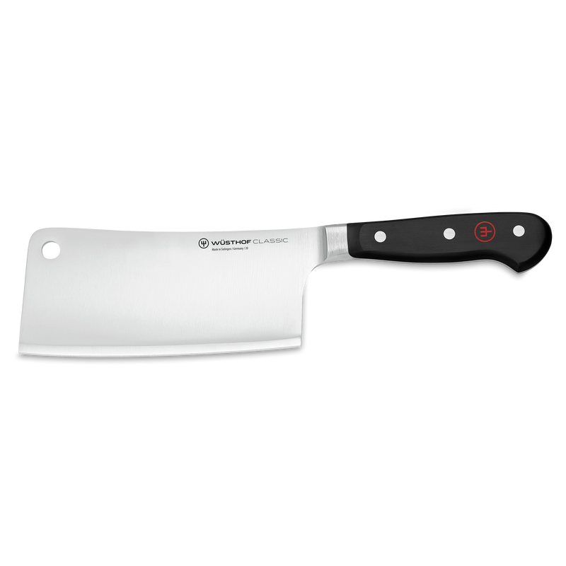 Wusthof Classic 6" Cleaver, Black Handle