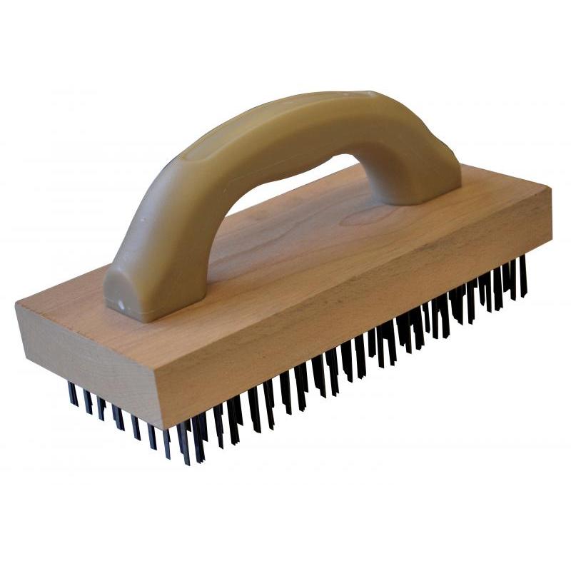 Nella Wooden Block Brush with Handle