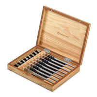 WÜSTHOF 8-Piece Mignon Steak Knife Set with Olivewood Box