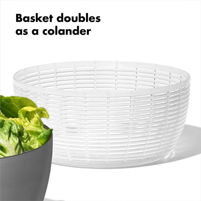 Oxo Salad Spinner, Stainless Steel