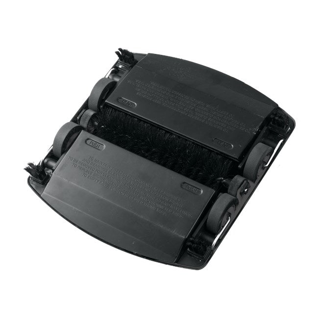 Rubbermaid 8" Single Brush Floor Sweeper, Black