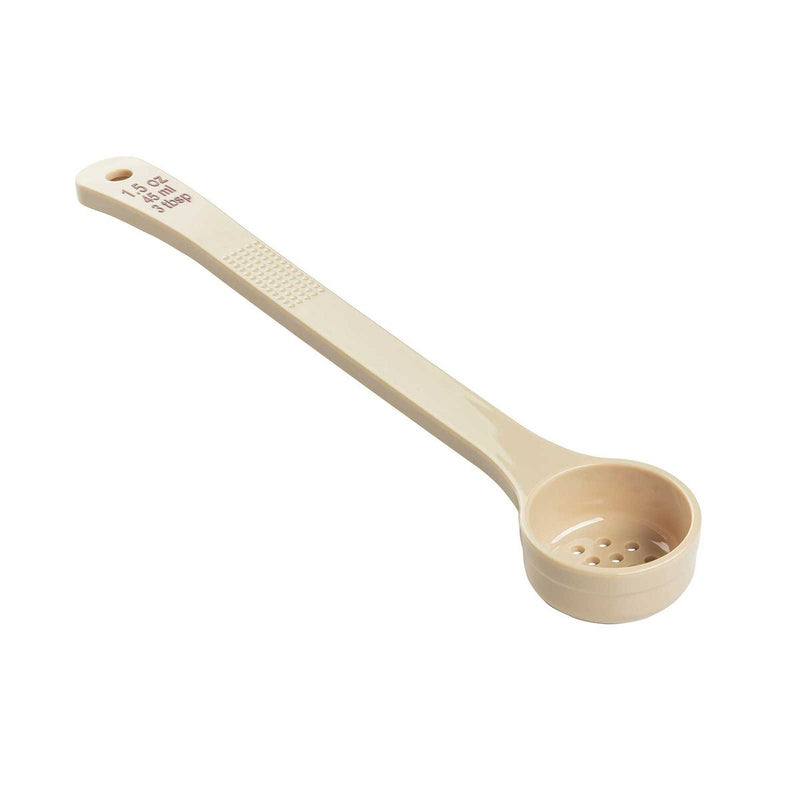 TableCraft 1.5 Oz Perforated Long Handle Portion Spoon