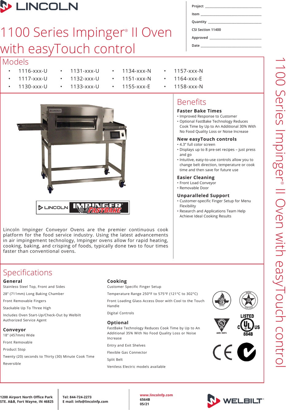 Spec Sheet