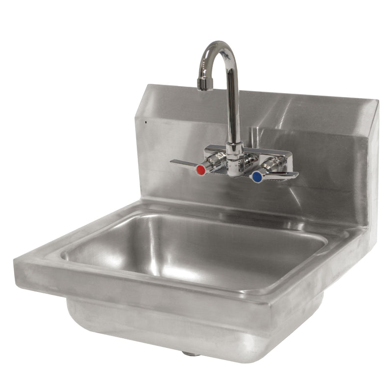 Encore Stainless Steel Bar Sink, 10"x 14" x 5" With Faucet, Drain & Bracket