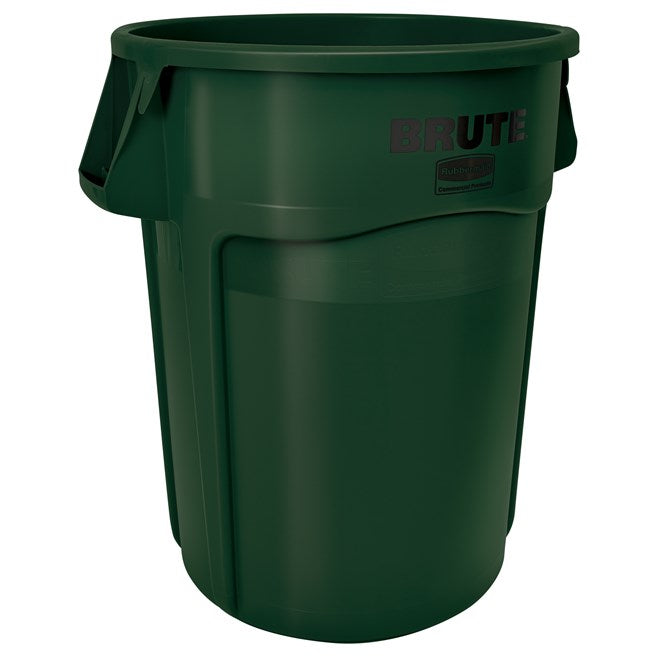 Rubbermaid Brute 44 Gallon Round Trash Can, Grey