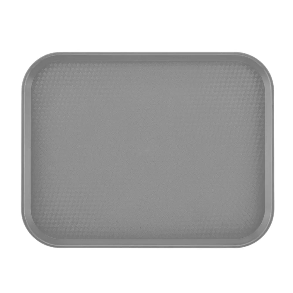 Cambro 12" x 16" Fast Food Tray, Grey - 1216FF107