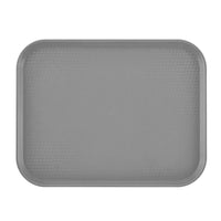 Cambro 12" x 16" Fast Food Tray, Grey - 1216FF107