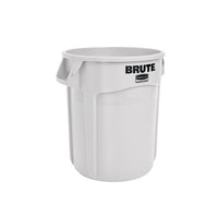 Rubbermaid Brute 20 Gallon Round Trash Can, White