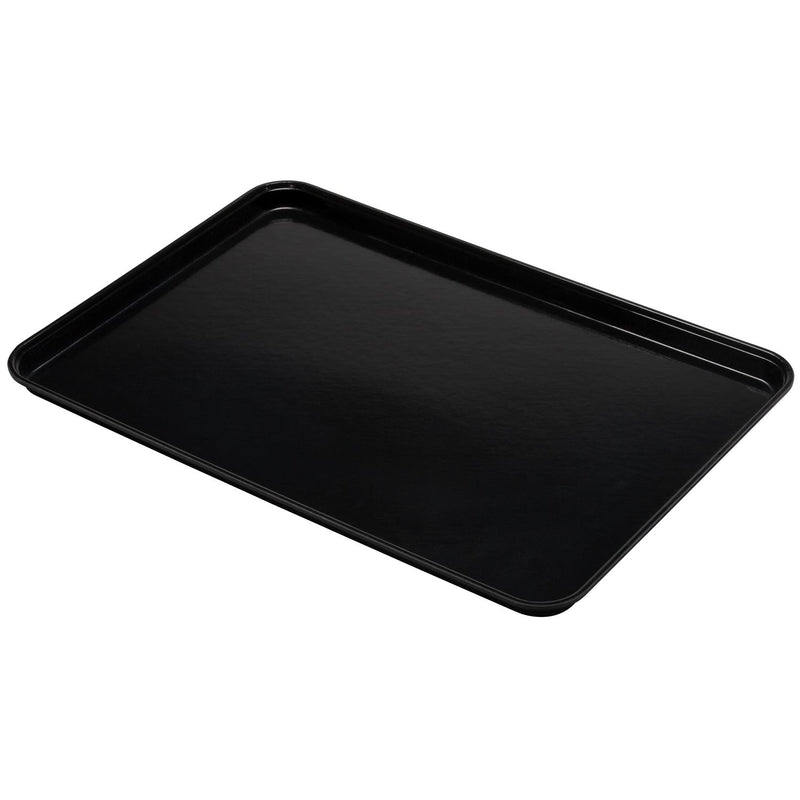 Cambro 12" x 24" Market Display Tray, Black 12 /Case - 1224MT110