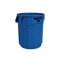 Rubbermaid Brute 20 Gallon Round Trash Can, Blue