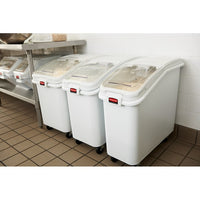 Rubbermaid ProSave 400 Cup Ingredient Bin with 32 Oz Scoop, White
