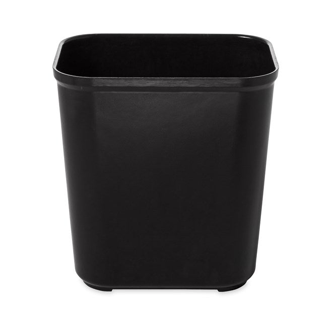 Rubbermaid 7 Gallon Rectangular Fire Resistant Wastebasket, Black