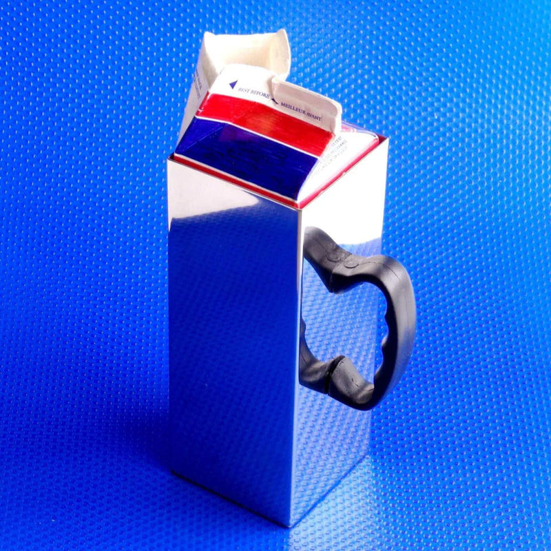 Crown Cookware 1 Litre Milk Carton Server, Stainless Steel