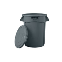 Rubbermaid Brute 32 Gallon Round Trash Can Lid, Grey