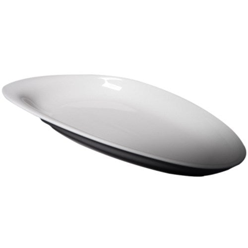 Cameo Pearl 13"  Platter Triangular, 24 /Case