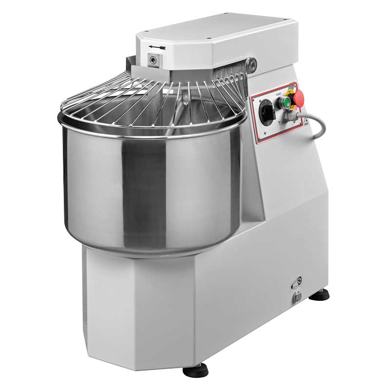 Trento 40 lb Spiral Dough Mixer Heavy Duty 1.2 HP 220V, 1 Phase