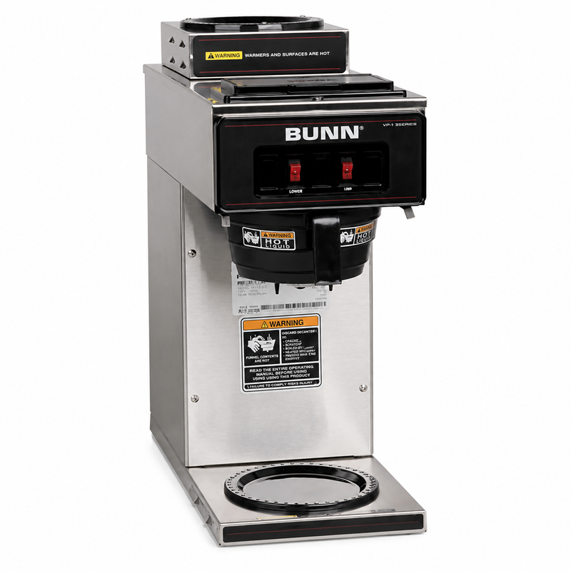 Bunn Pourover Coffee Brewer with 2 Warmers, 60 Cups /Hour - VP17-2