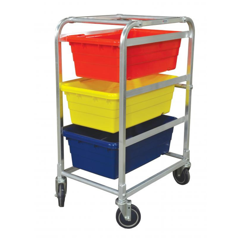 Nella Aluminum 3 Tier Lug Rack 10" Spacing, 26.5” x 18.8" x 40.4”