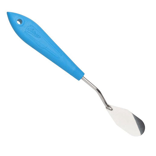 Ateco 2.1" Round Tip Offset Spatula, Diamond Handle