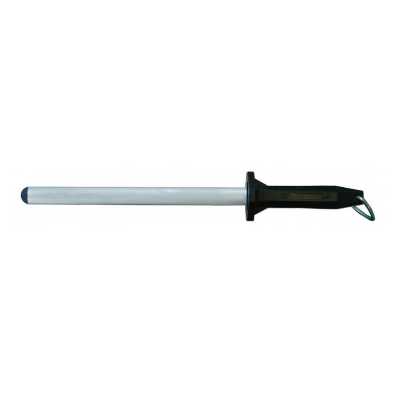 Nella 10" Diamond Sharpening Steel, Black Handle