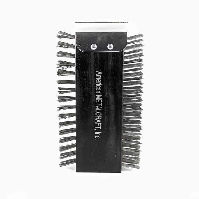 American Metalcraft Broiler Brush, 30" Handle with Metal Threaded Tip
