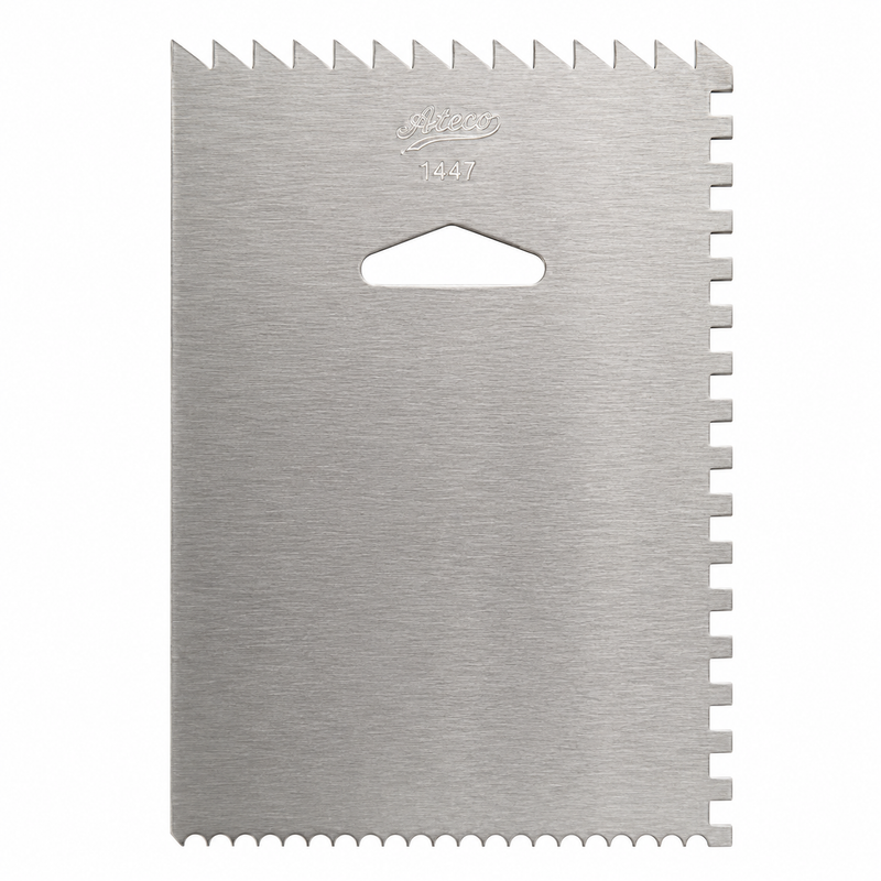 Ateco Decorating Comb With 4 Edges, (Fine, Medium, Coarse, Extra-Coarse)