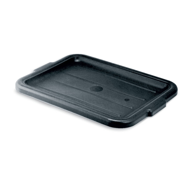 Vollrath 20" x 15" Bus Bin Lid, Black