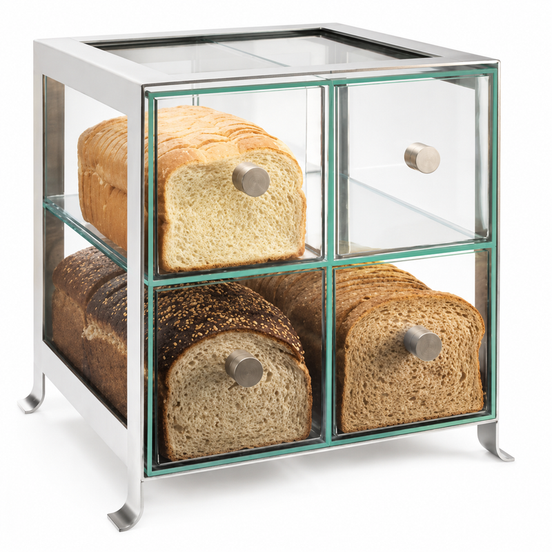 Cal-Mil Soho 4 Drawer Bread Case