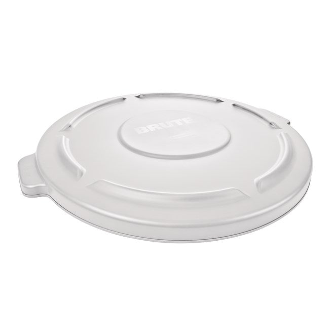Rubbermaid Brute 44 Gallon Round Trash Can Lid, White
