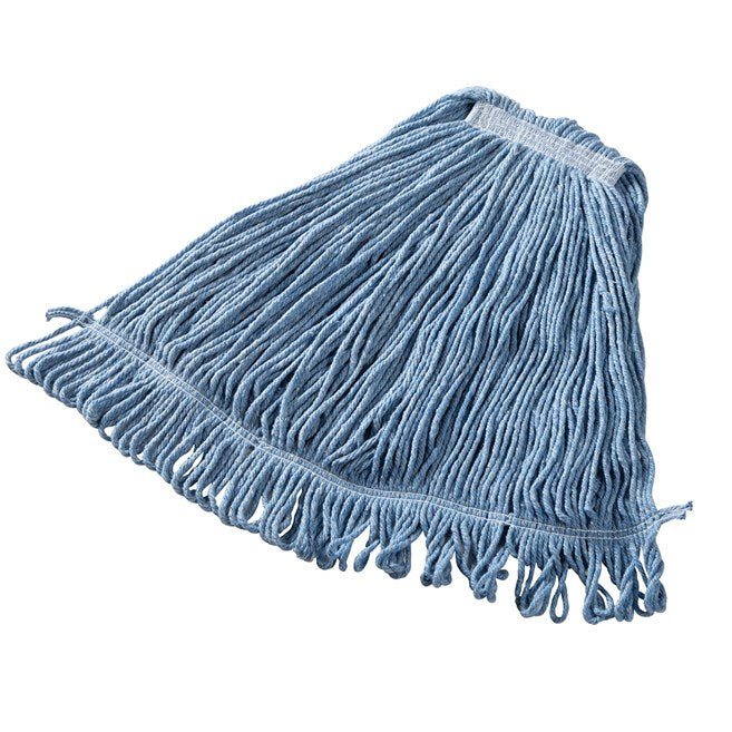 Rubbermaid Super Stich 20 Oz Mop Head with 1" Headband, Cotton/Yarn, Blue