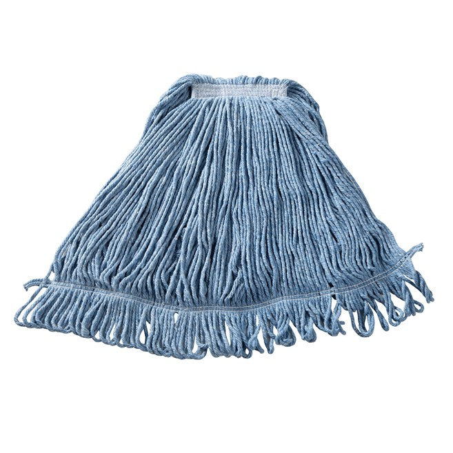 Rubbermaid Super Stich 20 Oz Mop Head with 1" Headband, Cotton/Yarn, Blue