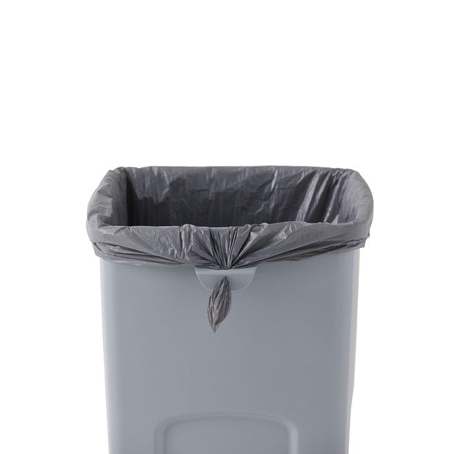 Rubbermaid Slim Jim 23 Gallon Rectangular Trash Can, Grey