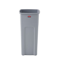 Rubbermaid Untouchable 23 Gallon Square Trash Can, Grey
