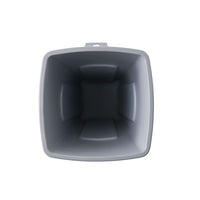 Rubbermaid Untouchable 23 Gallon Square Trash Can, Grey